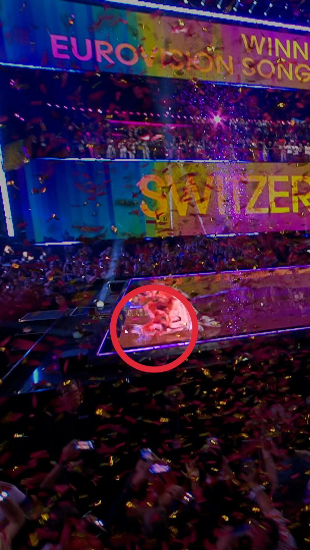 Vinnarstatyetten går sönder Eurovision