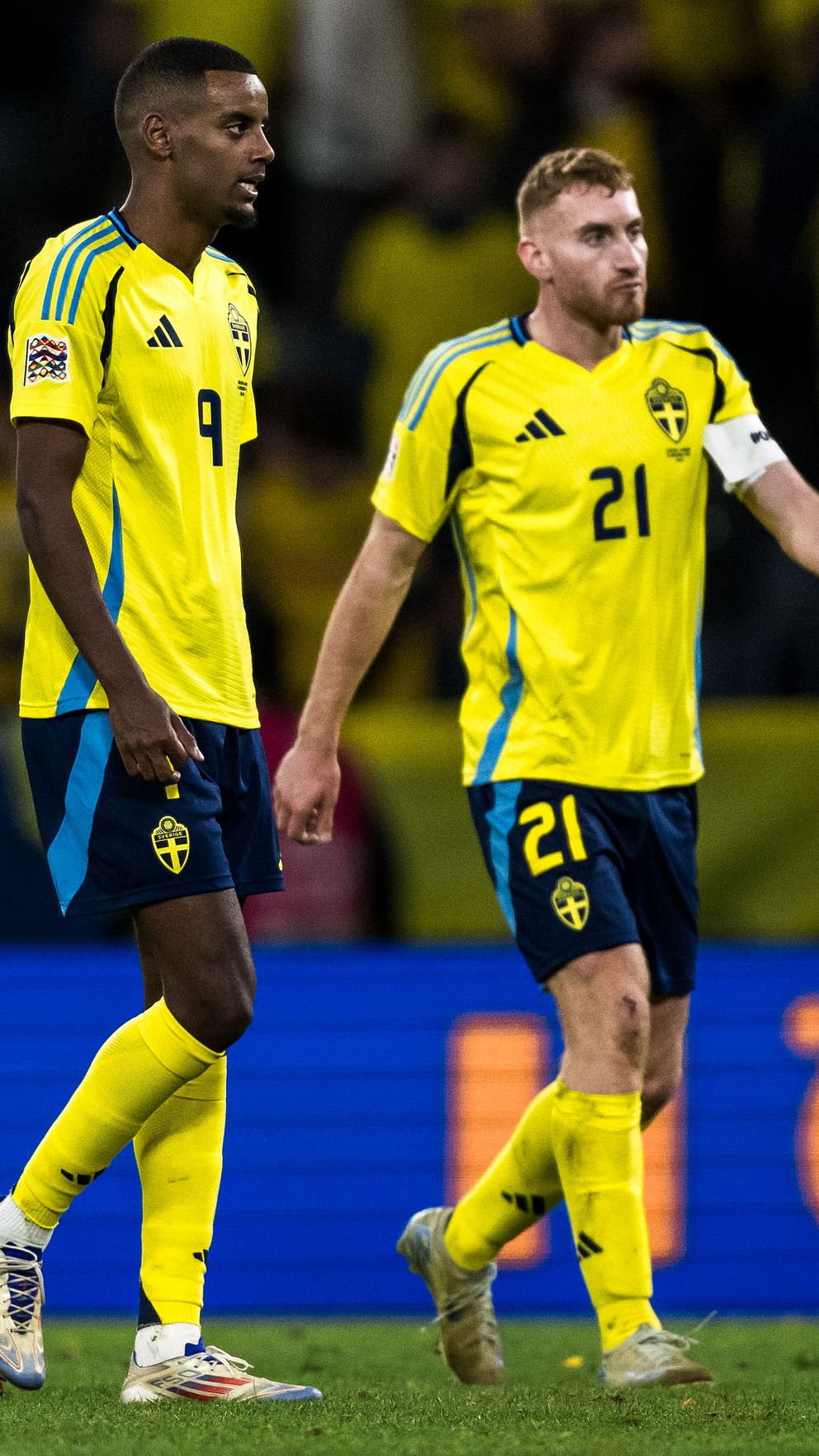 Alexander Isak och Dejan Kulusevski