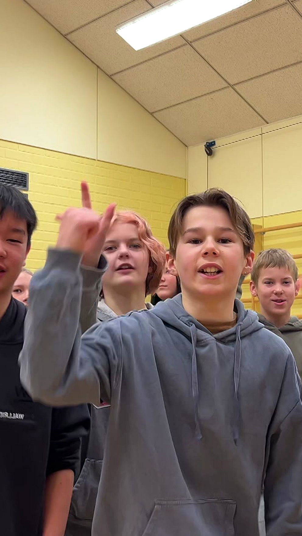 Grupp kids från Vörå i Finland
