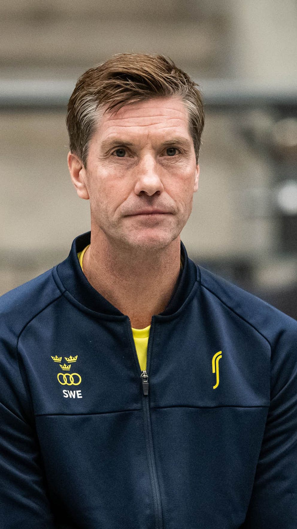 Sveriges Davis cup-kapten och tennisförbundets tillträdande sportchef Simon Aspelin.