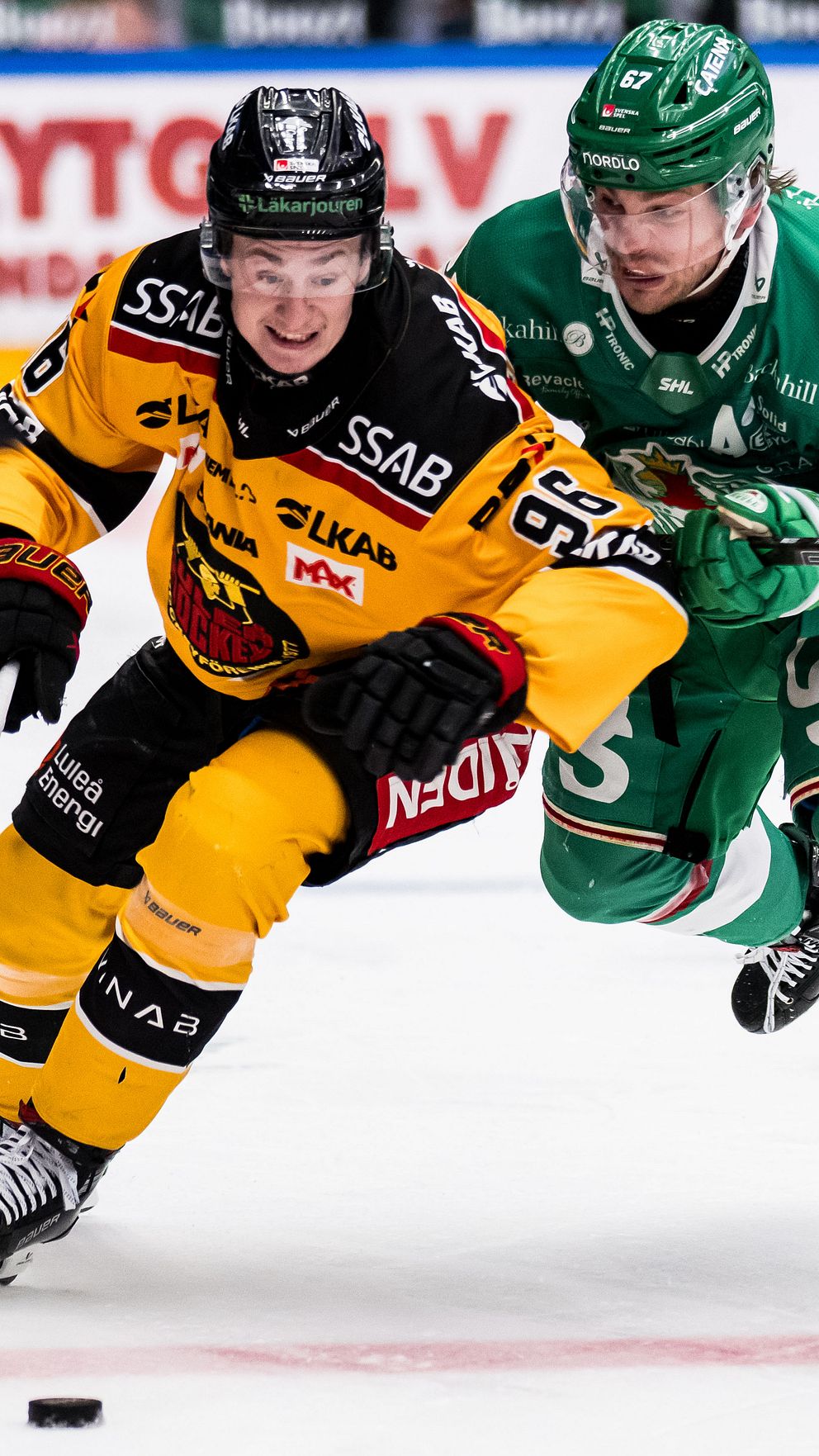 Se höjdpunkter från matchen mellan Rögle och Luleå.