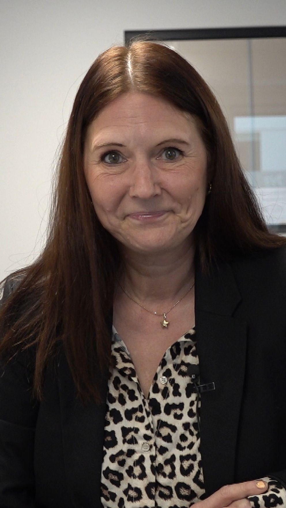 Anna Beijron på SVTs redaktion i Sundsvall.