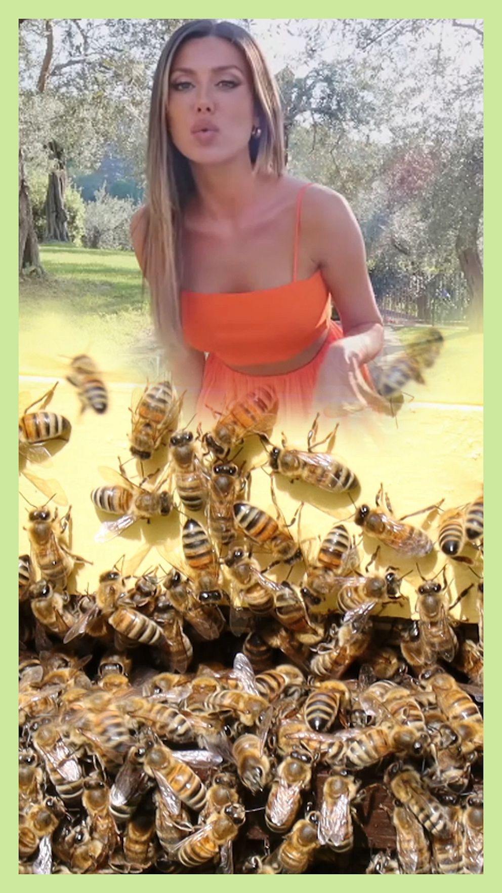 Bianca Ingrosso och bin