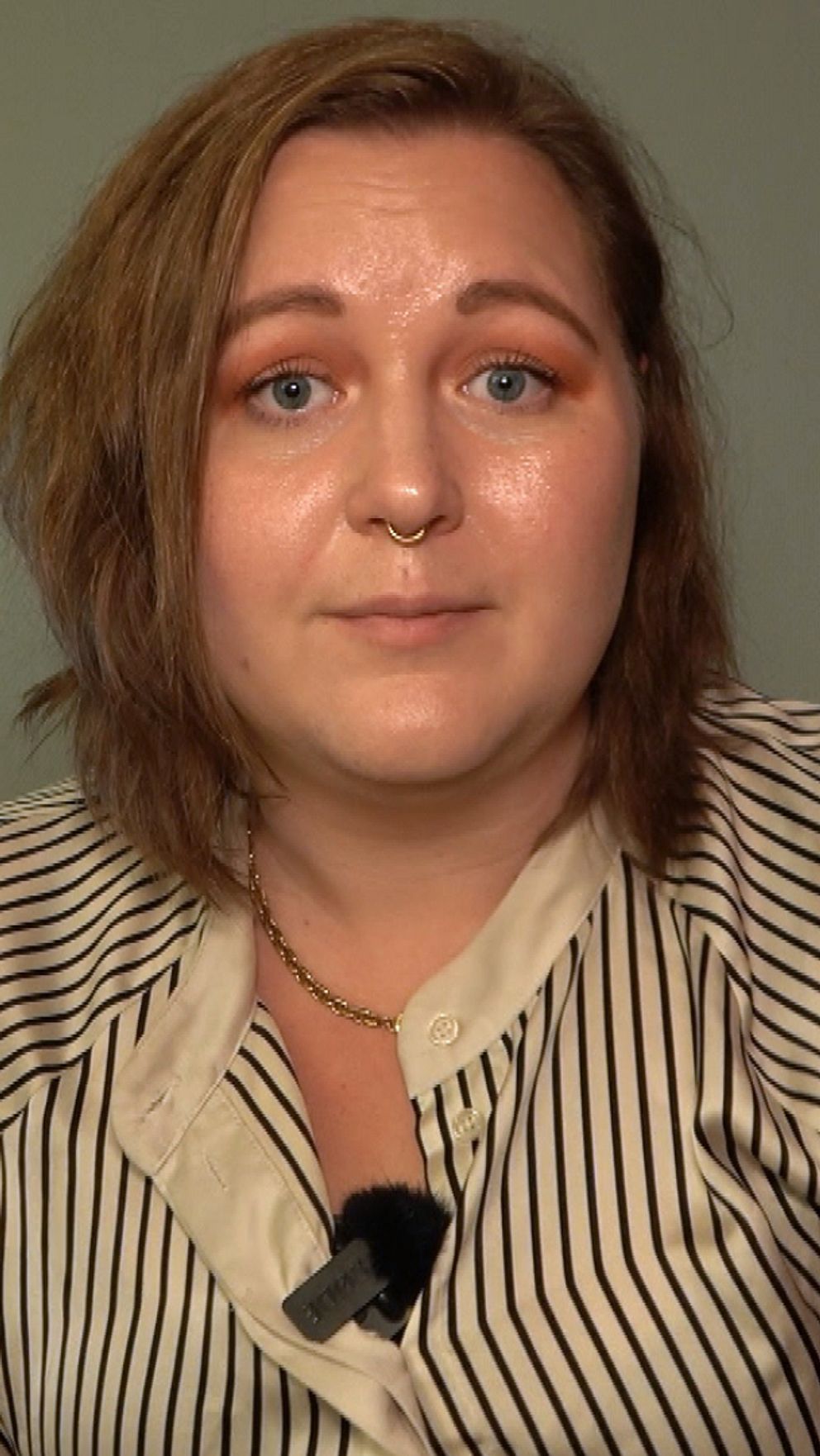 Julija Sidner på SVT Västernorrlands, på redaktionen i Örnsköldsvik.