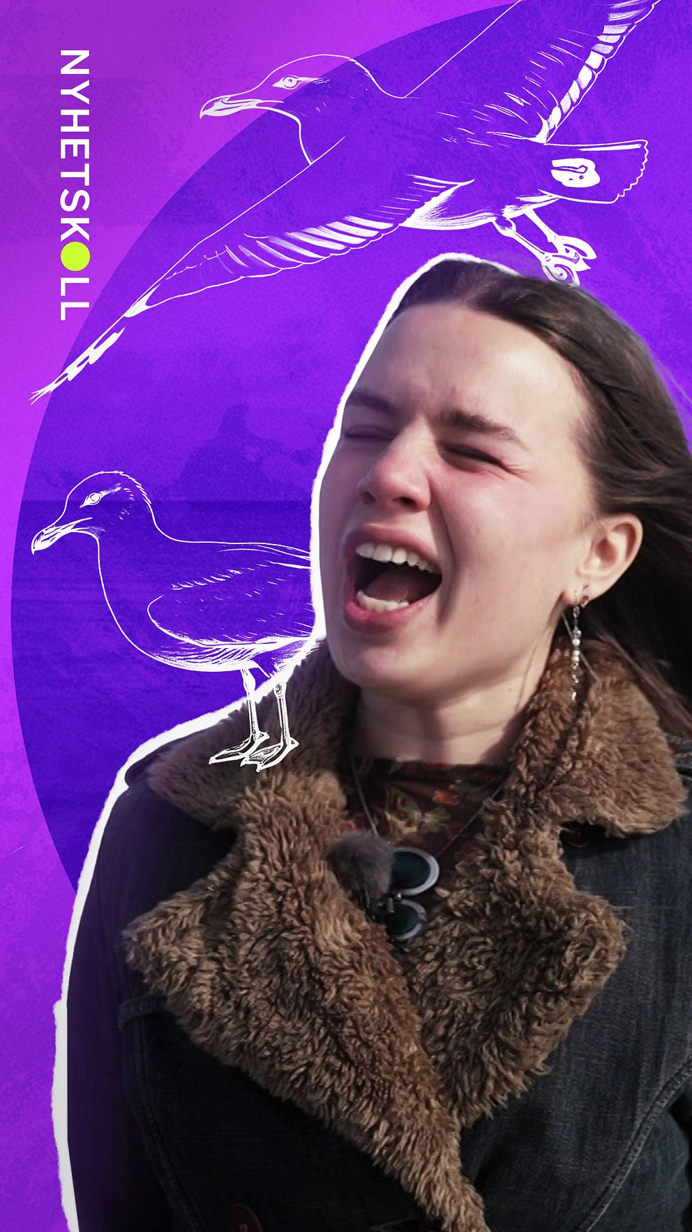 Anna Brynald tränar på sina måsskrik inför EM i Belgien.