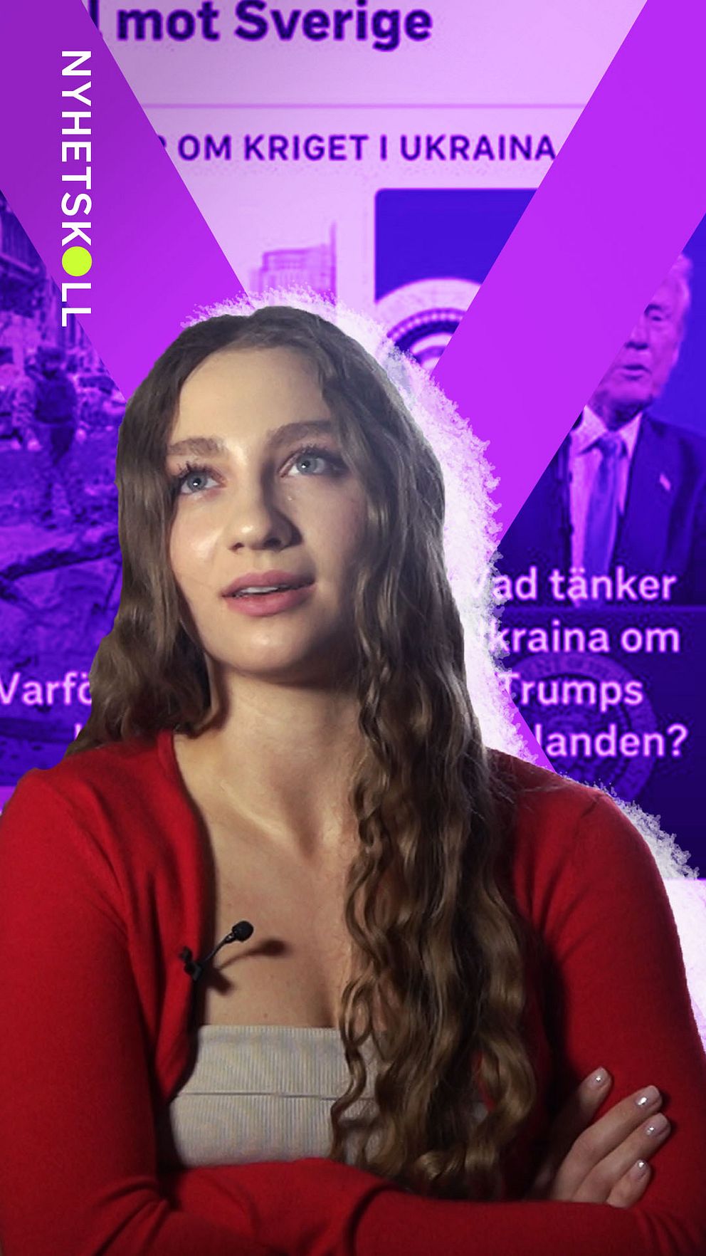 18-åriga Daria flydde kriget i Ukraina. Nu har hon slutat att följa nyheterna.