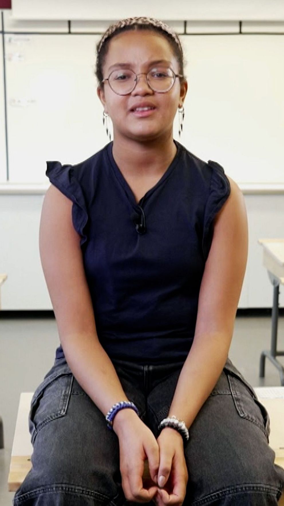 Barn om stök i klassrummet