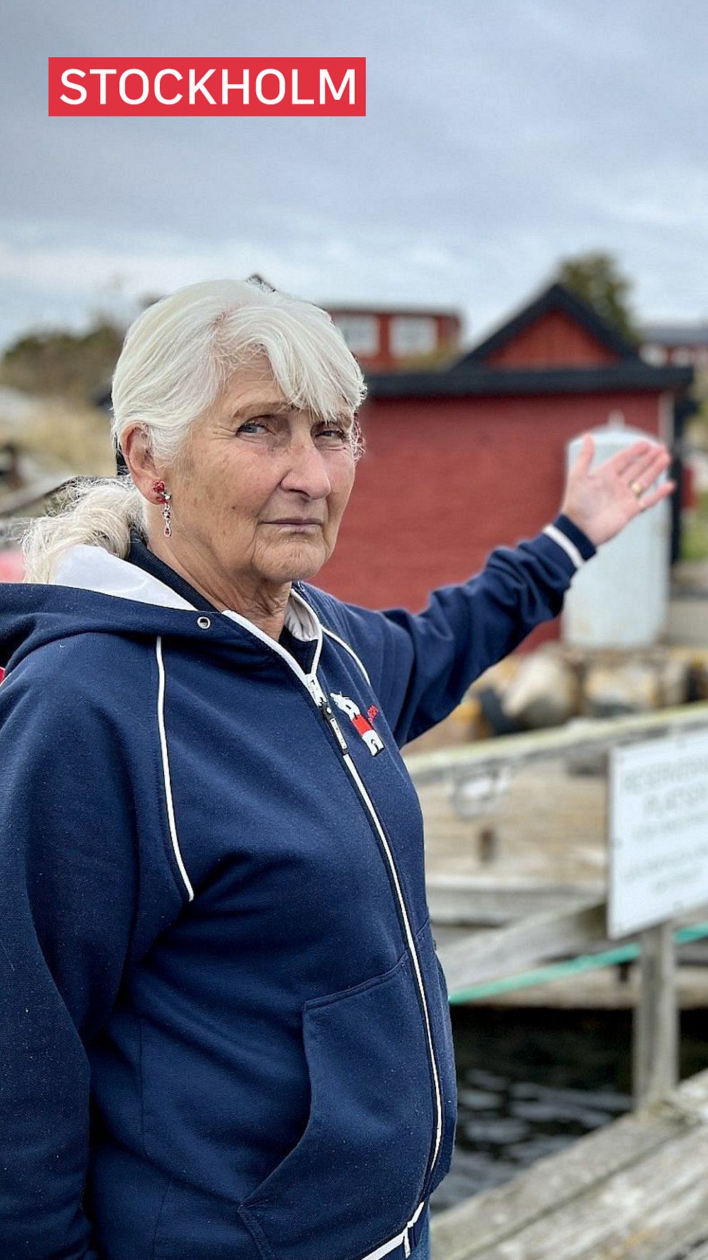 Anngret Andersson som har drivit konferensverksamhet i Söderarms skärgård i 25 år, men nu tvingats flytta.