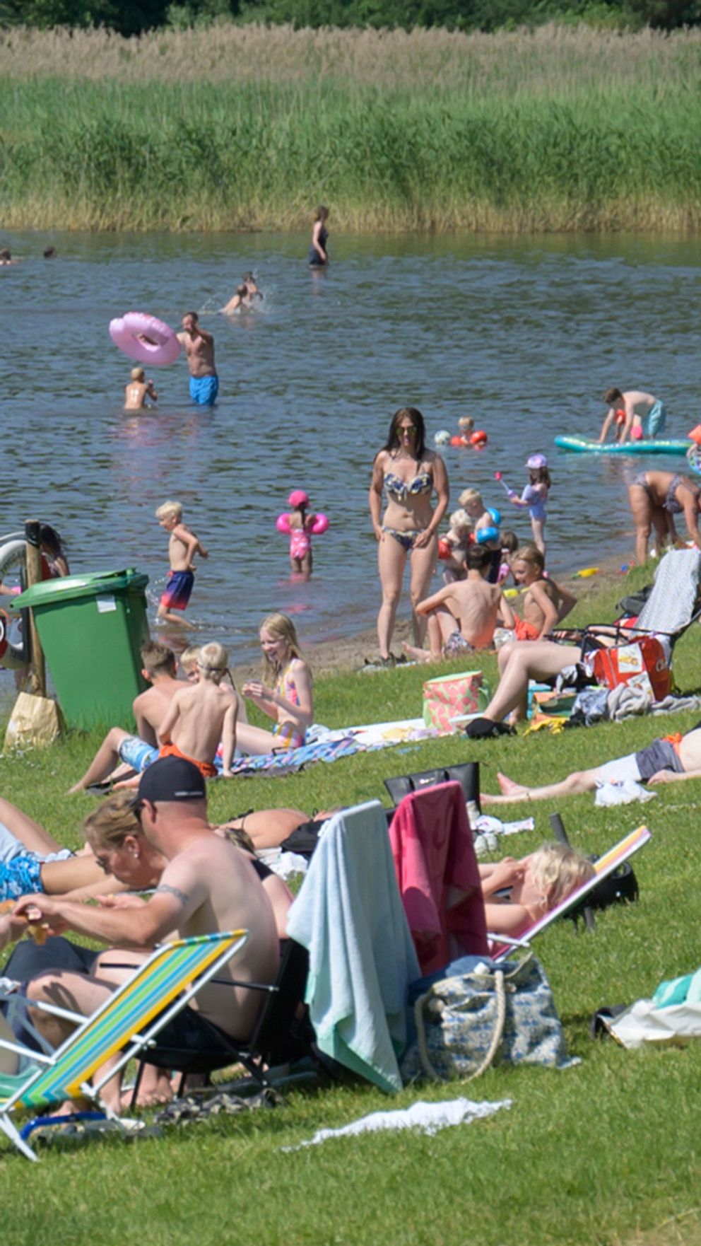 En svensk badstrand