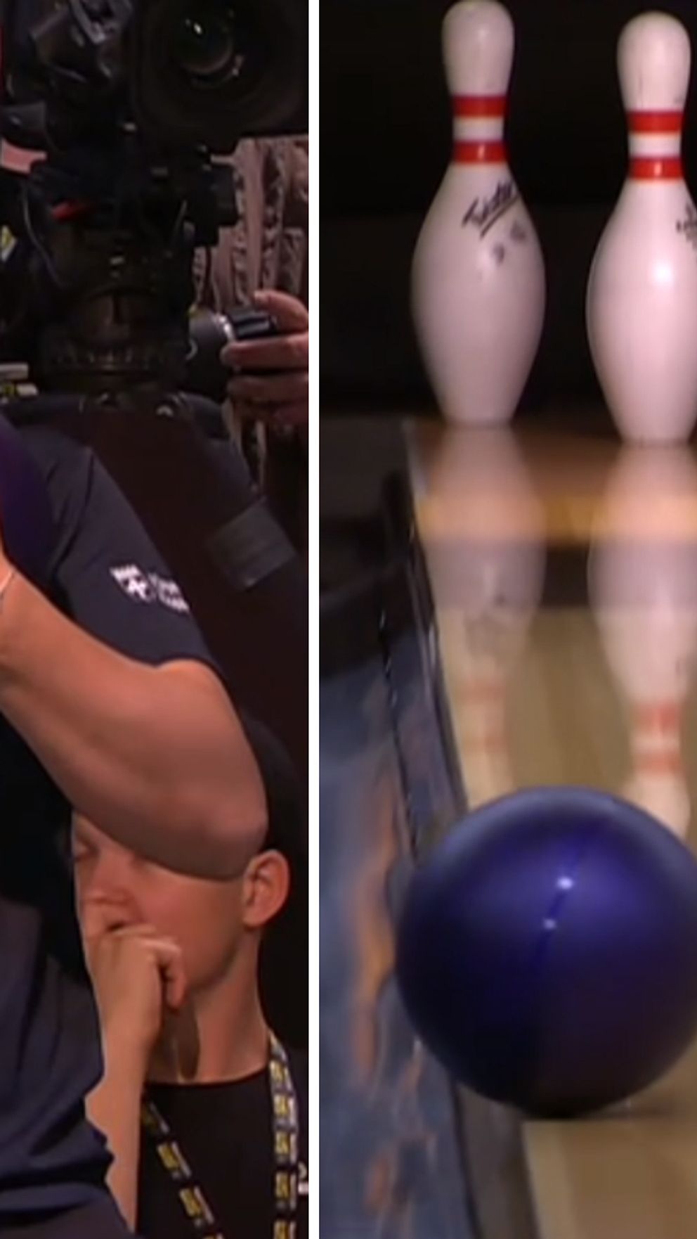 Se Carl Eklunds supercurl när han säkrade SM-guld i bowling
