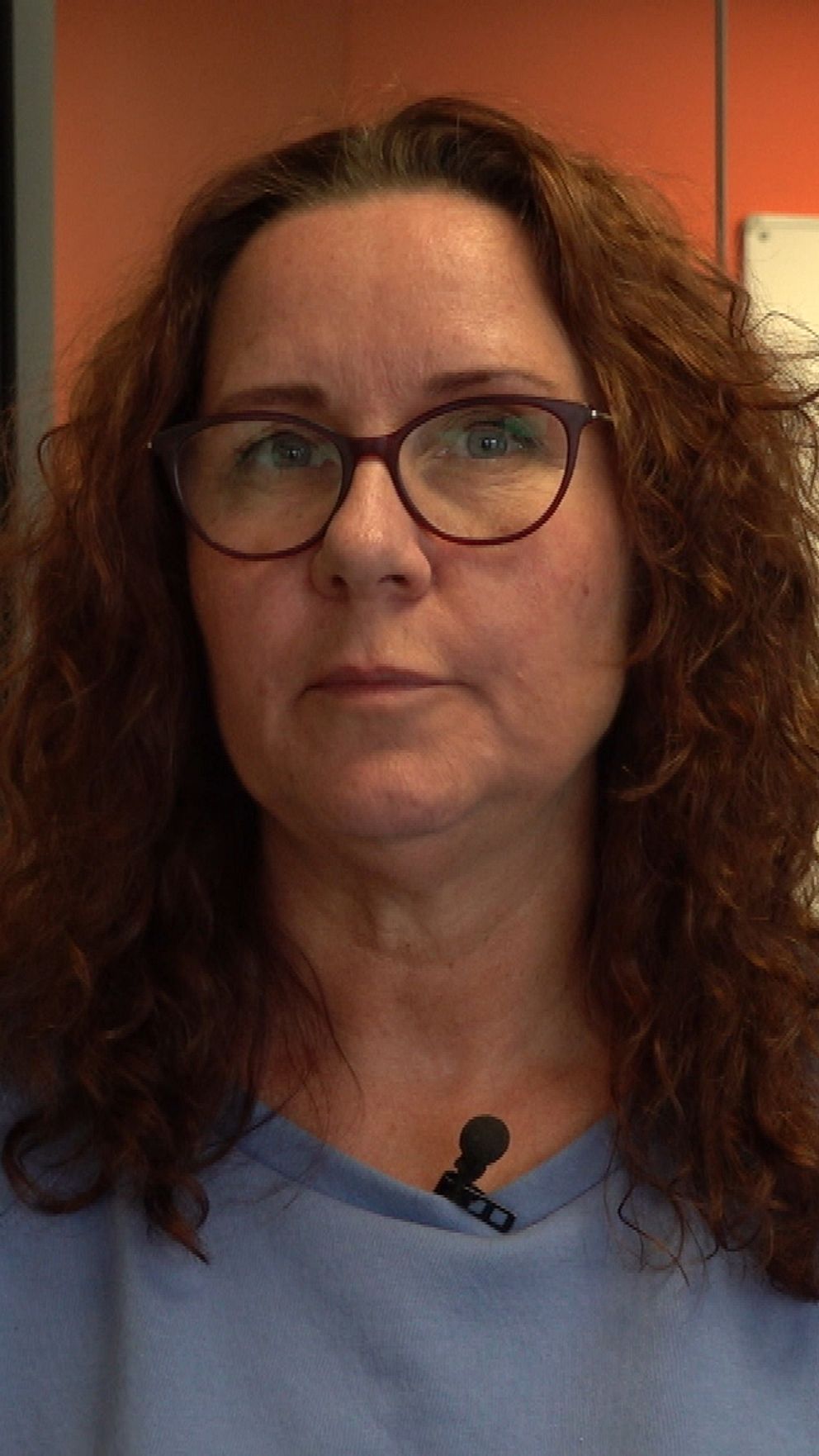 Ylva Holmgen på SVT:s redaktion i Sundsvall.