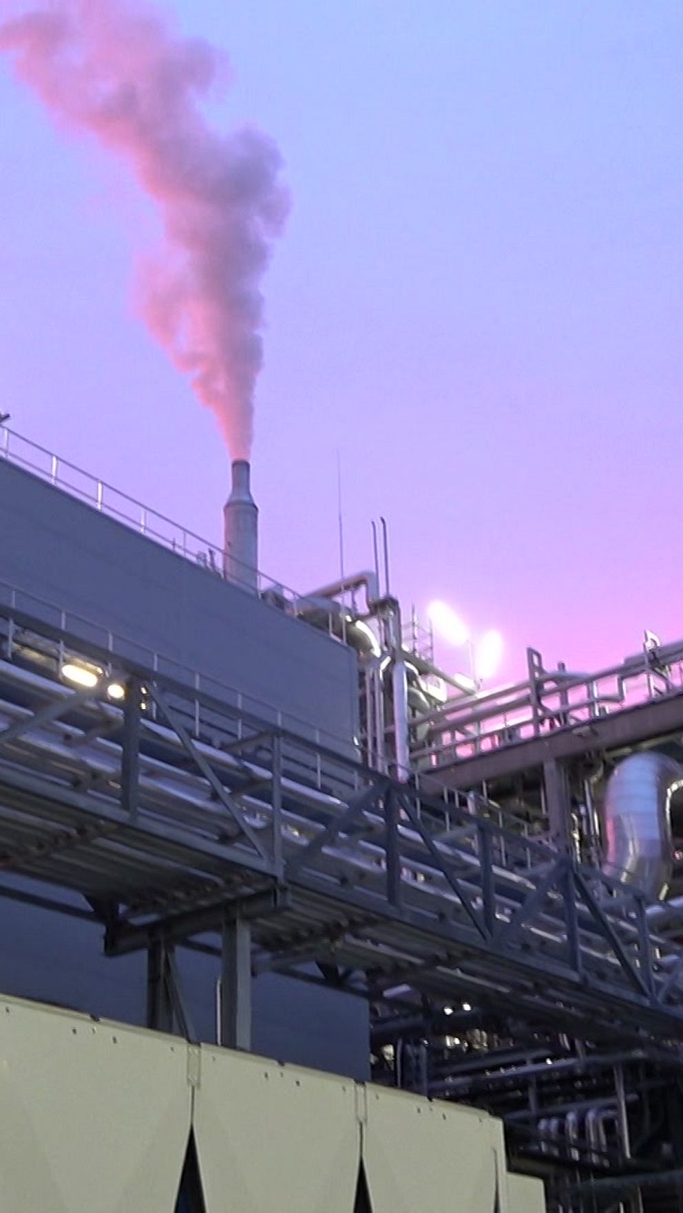Industrivy över Sunpine.