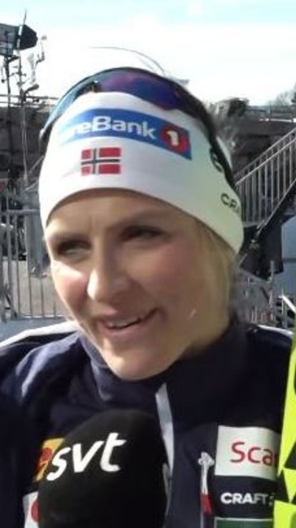 Therese Johaug om Moa Ilars seger.