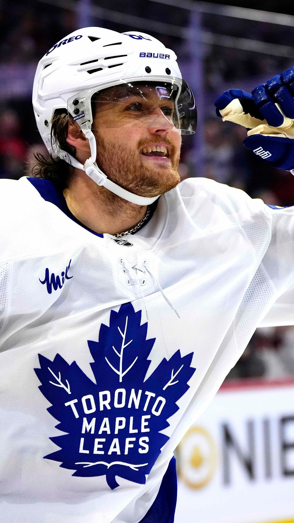 William Nylander i Toronto Maple Leafs-tröjan.