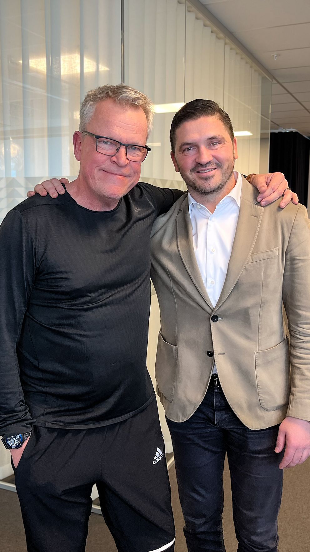 Janne Andersson och Bojan Djordic