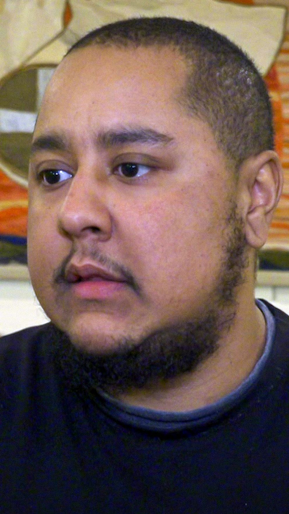 Luis Pinto, 34, i en intervjusituation.