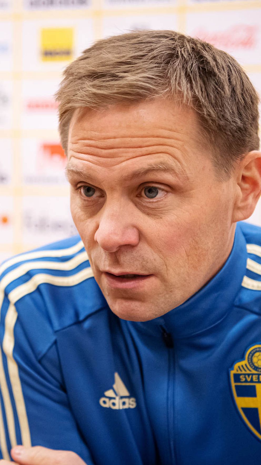 Svenska fotbollförbundets Roger Sandberg.