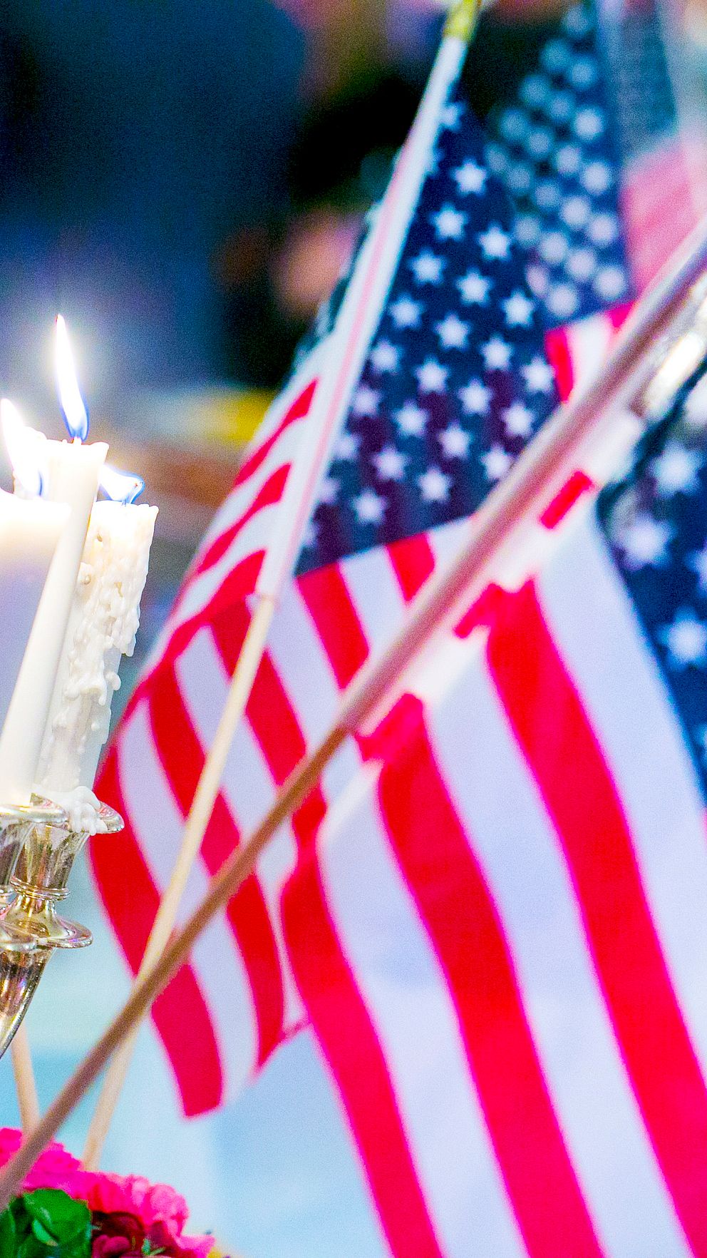 Amerikanska flaggan.