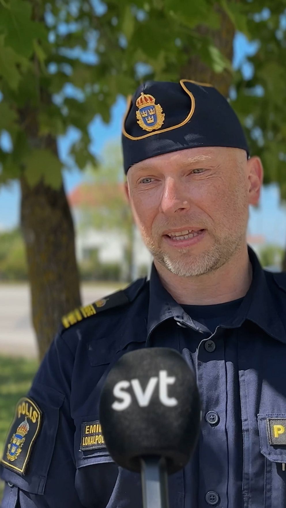 Polisen i Visby.