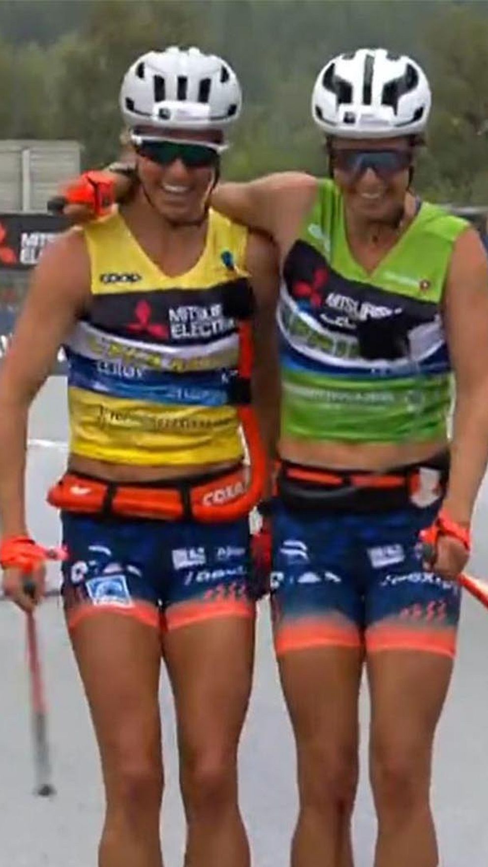 Bröderna Blomquist och systrarna Slind.