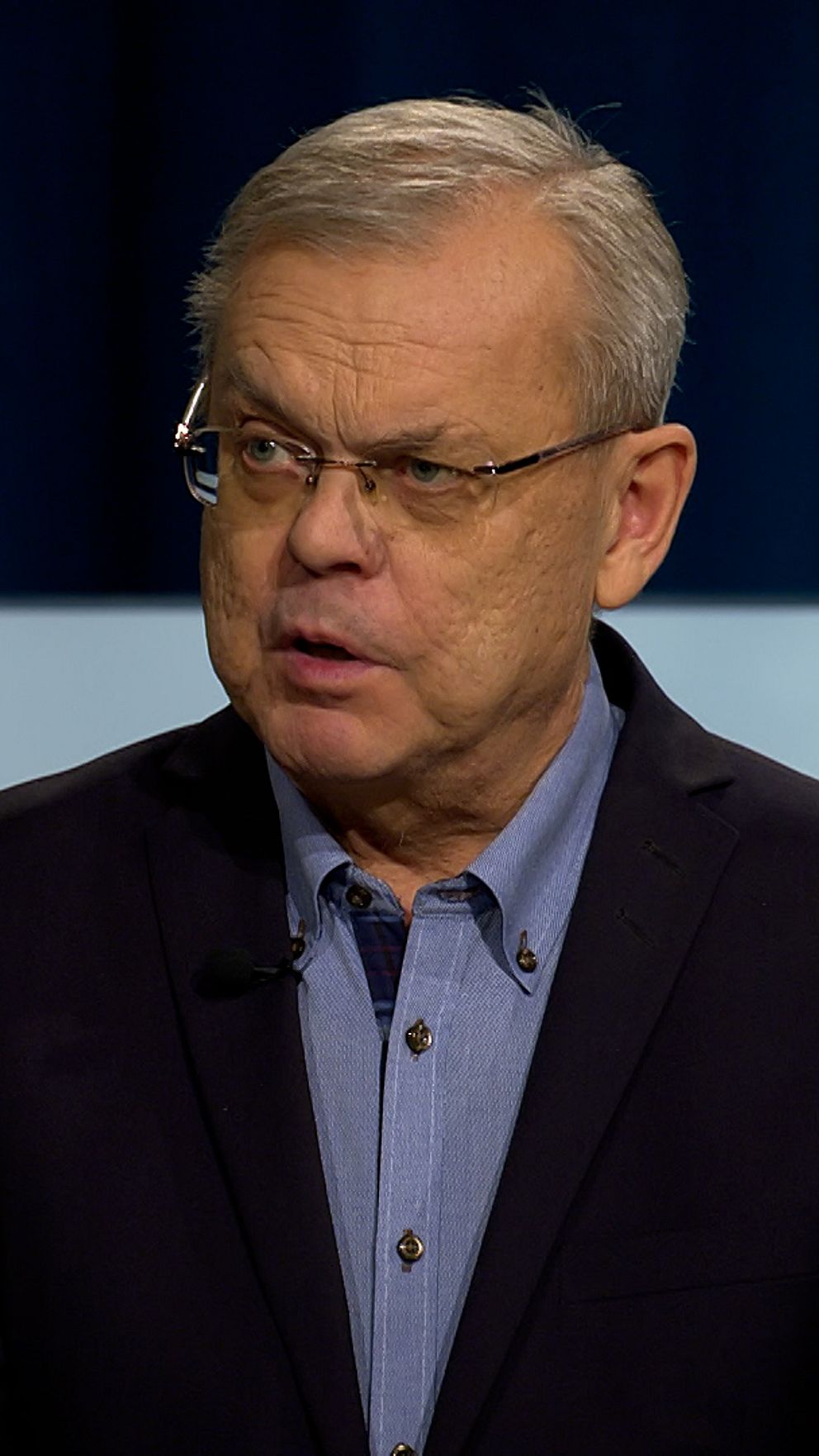 SVT:s Bert Sundström i Agendastudion.