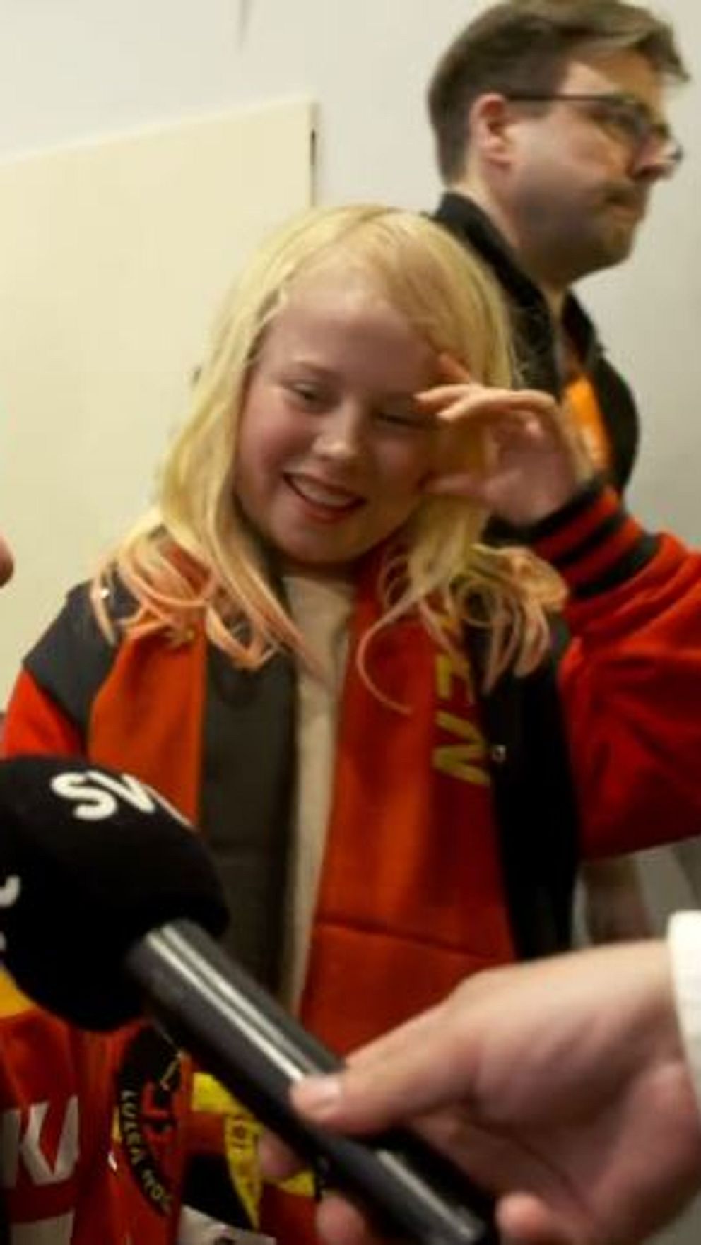 Erik Gustafsson med dottern