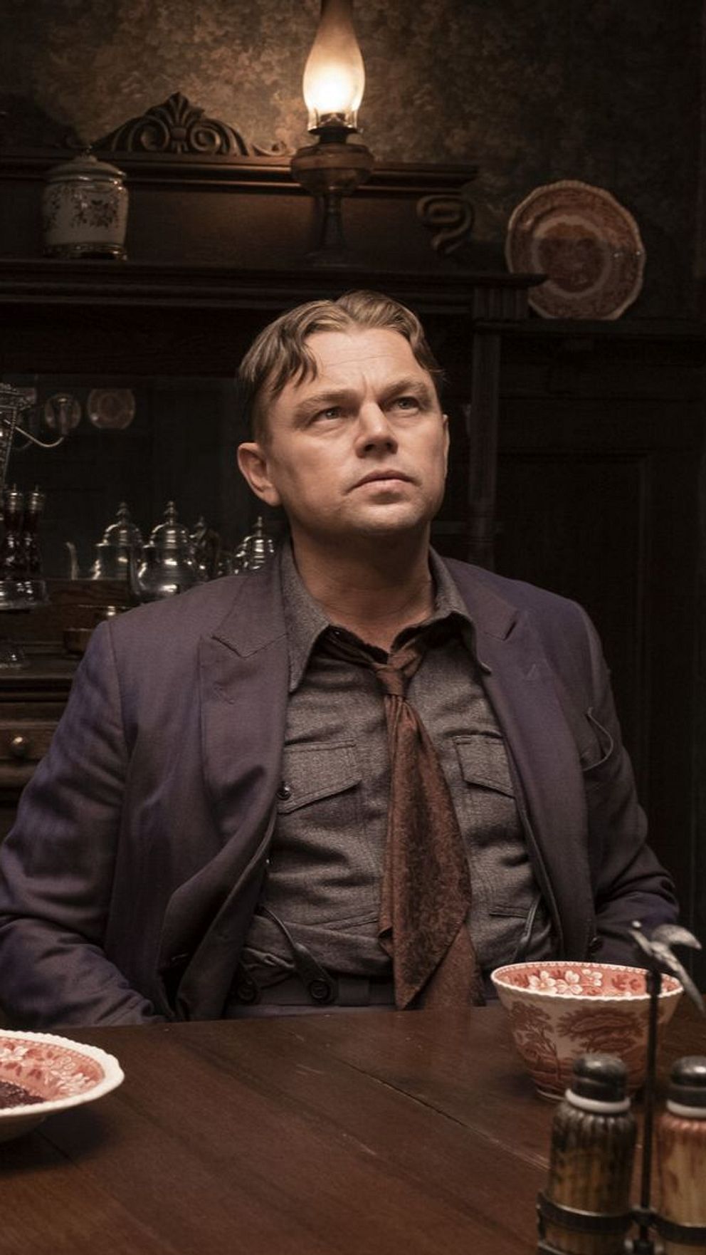 Lily Gladstone (Mollie) och Leonardo DiCaprio (Ernest) i filmen ”Killers of the flower moon”.