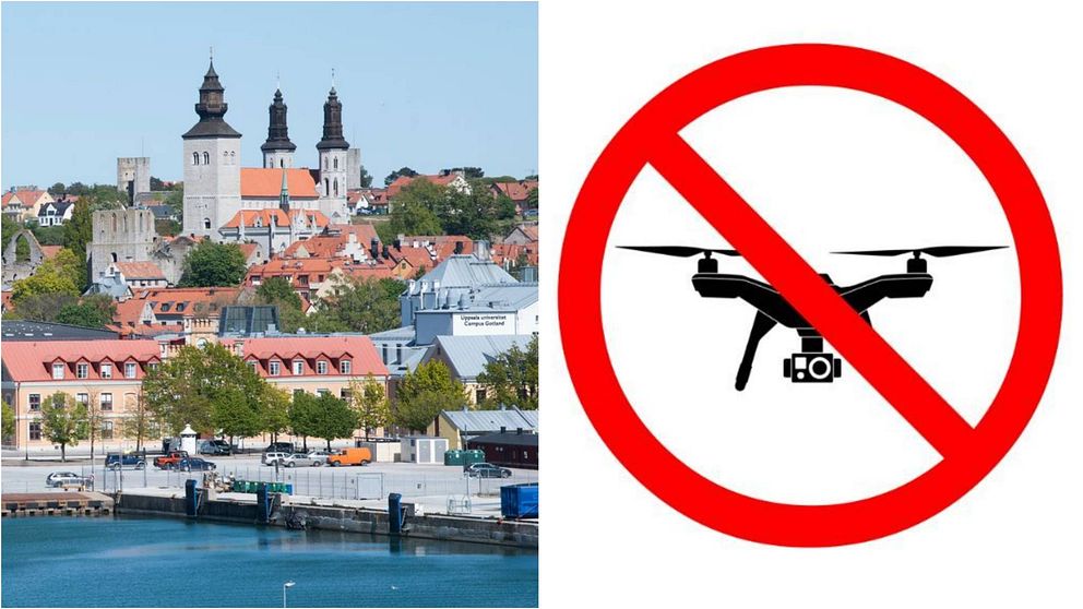 Visby/ Drönarskylt