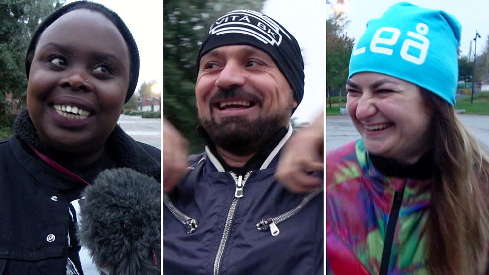 Denise, Sami och Irina är några av deltagarna som ses varje vecka för att springa.