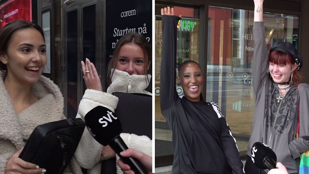 Peppade västeråsare på Melodifestivalen 2025.