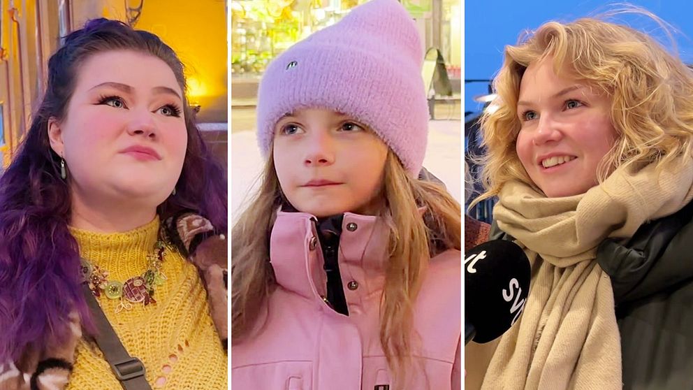 Frida Lindström, Lea Hedlund och Agnes Svanström.