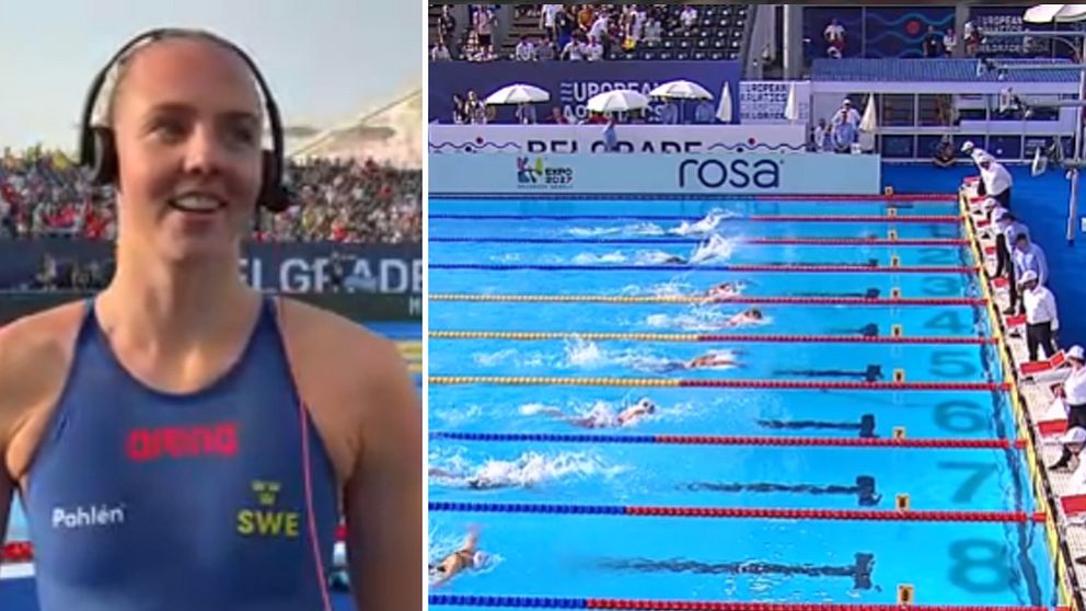 Junevik tog EM-brons på 100 m fjäril