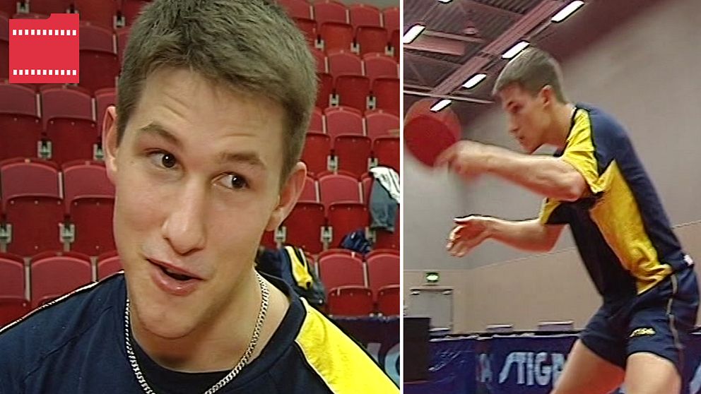 Kristian Karlsson, bordtennisspelare från Trollhättan tränar 2012