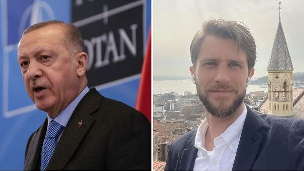 Turkiets president och SVT:s korrespondent