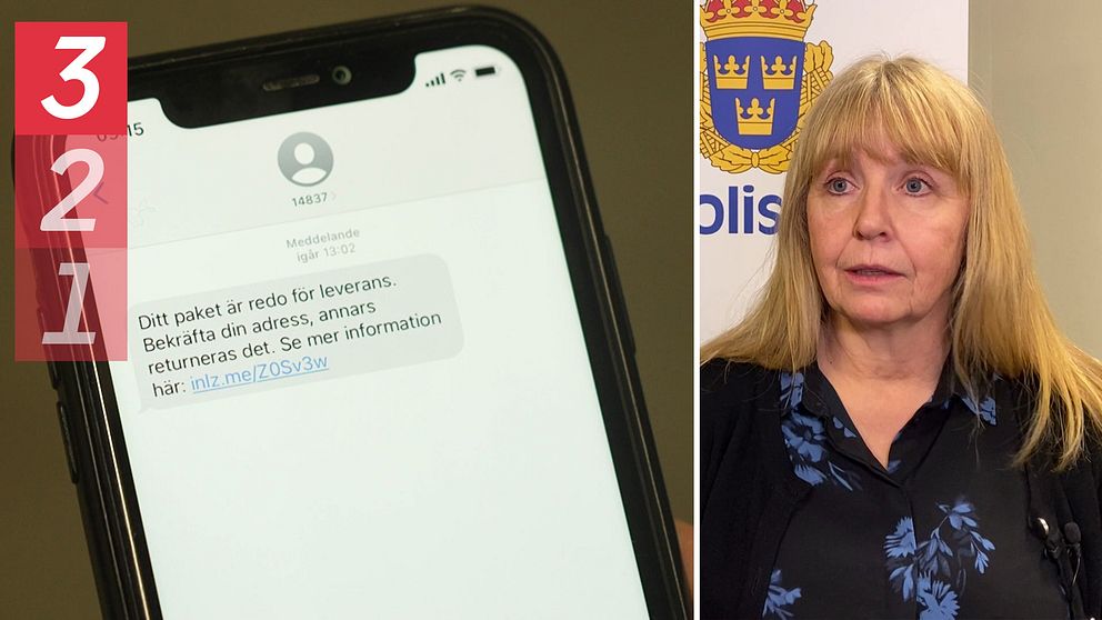 Ett bluff-sms, och en polis