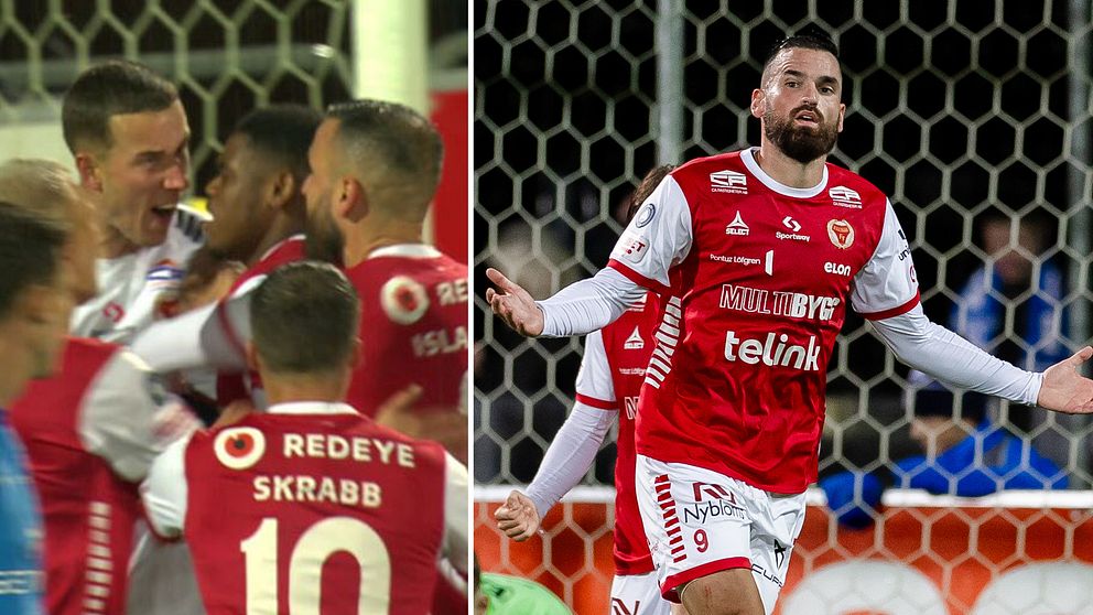 Dino Islamovic bråkade med en lagkamrat, sedan gjorde han Kalmars mål i 2-2-matchen mot Halmstad.