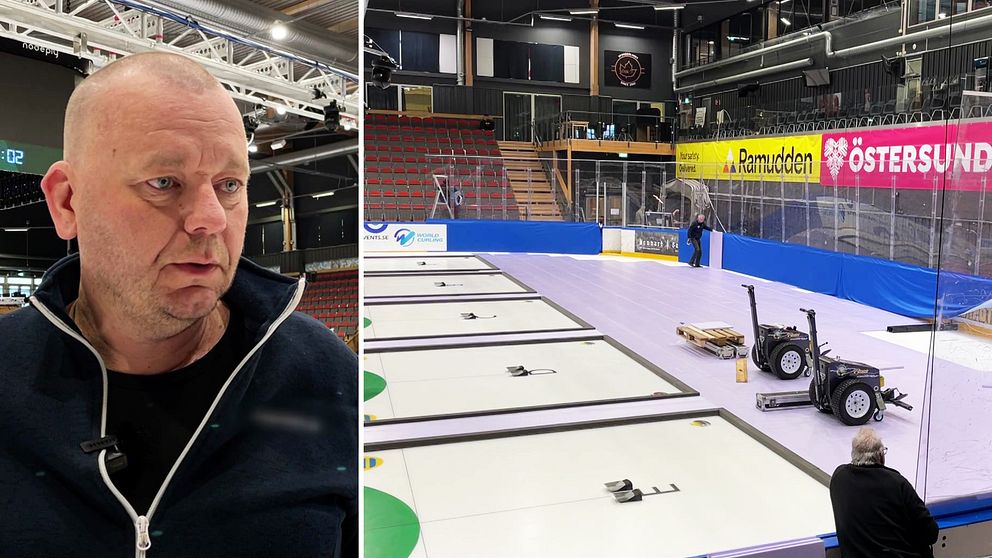 Per Bergman om vm i curling i Östersund.