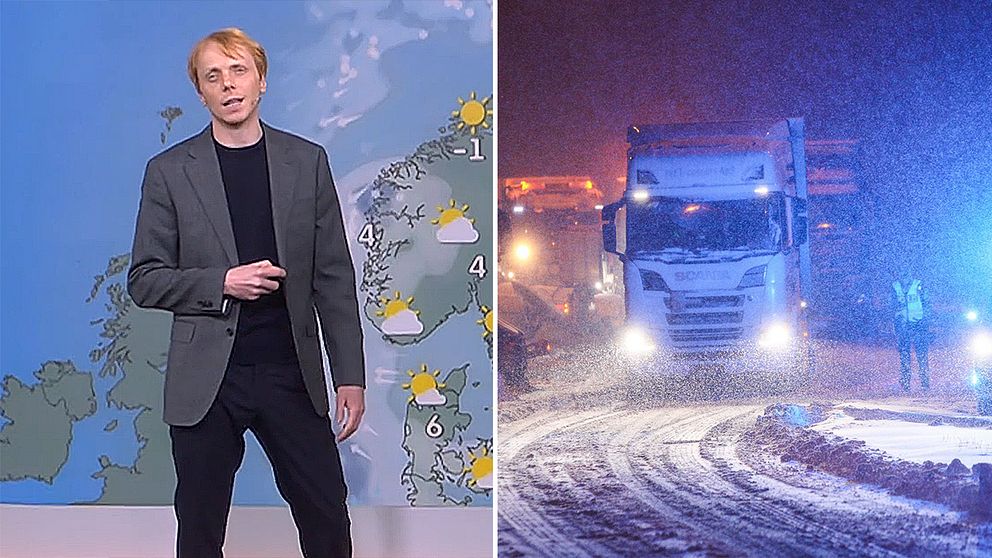 Hör Marcus Sjöstedts prognos för snöovädret och det nya snöovädret som drar över landet under torsdagen.