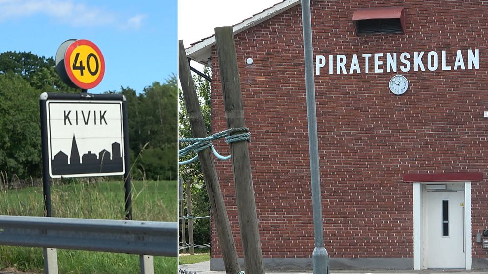 En skola i Kivik som heter Piratenskolan