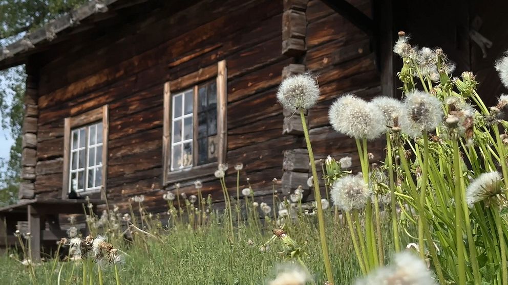 Exteriör på hembygdsgården Karmenkynna