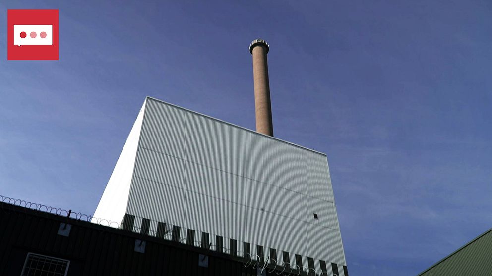 Utanför kärnkraftverket OKG