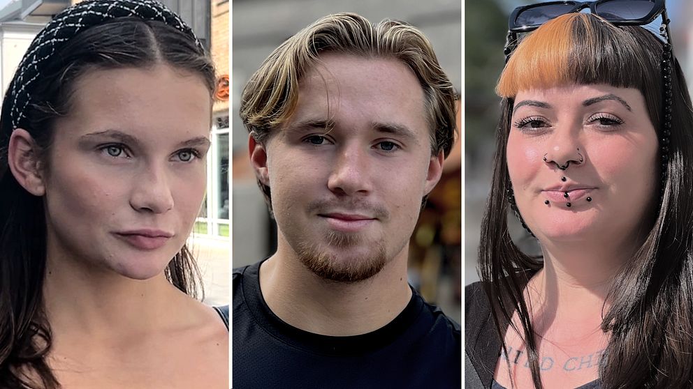 Halmstadsborna Saga Widing, William Sparreskog och Stella Vano Ohlsson