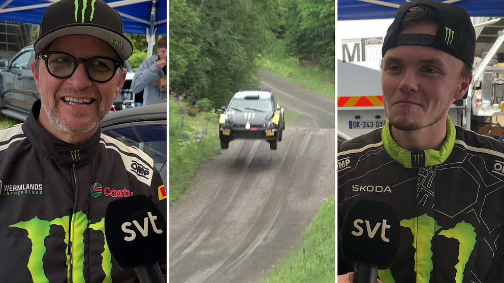 Petter Solberg och Oliver Solberg slåss om titeln Royal rally som avgörs i Värmland under helgen.