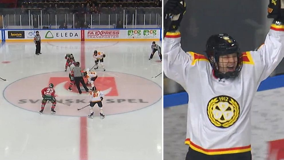 Här tar Brynäs ledningen – efter tolv sekunder.