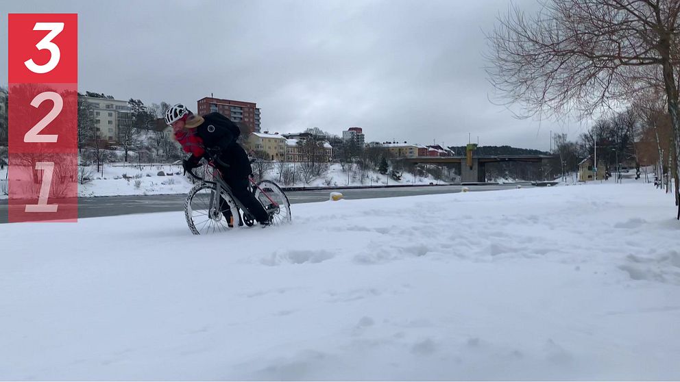 Vintercykling