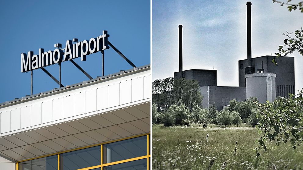 Malmö Airport och Barsebäck kärnkraftverk