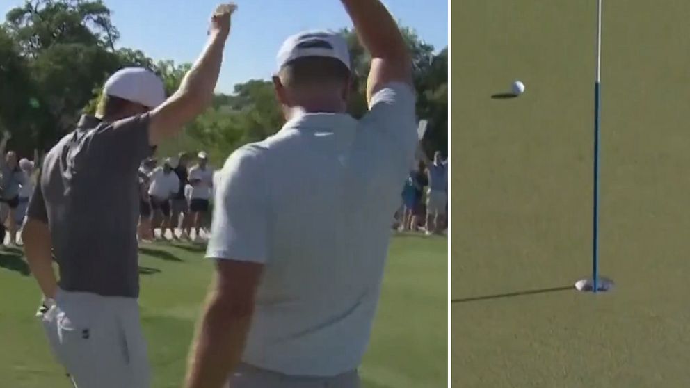 Jordan Spieth slår till med hole-in-one i Texas