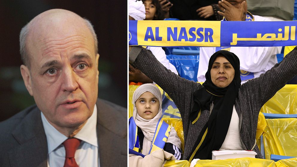 Svenska fotbollförbundets ordförande Fredrik Reinfeldt och den saudiska satsningen på fotboll.