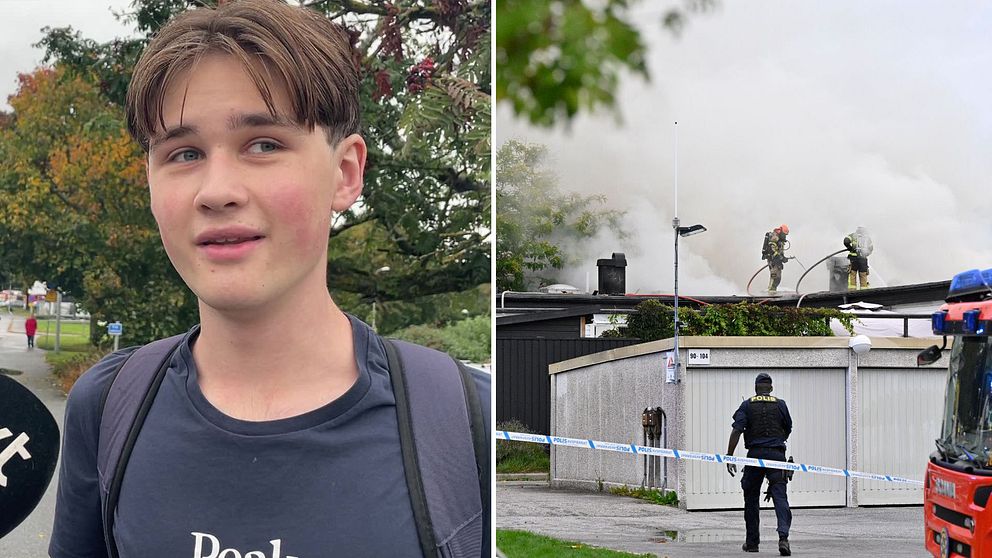 Rasmus boende i Hässelby om explosionen