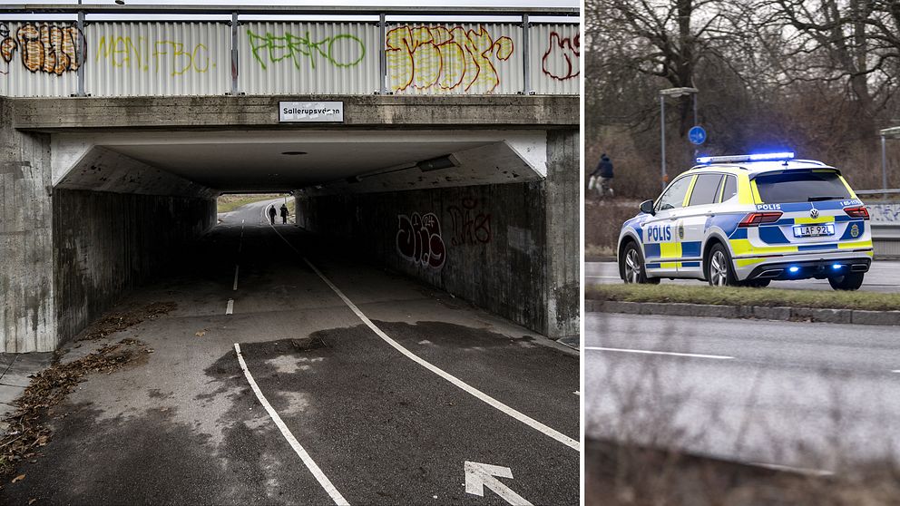 Ett 20-tal bullar med metallbitar hittades på måndagsmorgonen i området kring gångtunneln under Sallerupsvägen vid Östra Kyrkogården i Malmö. Polisen har tagit omhand om bullarna och händelsen rubriceras som förgöringsbrott.
